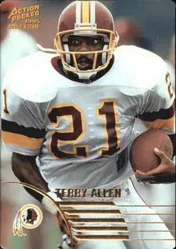 1995 Action Packed Rookies & Stars #29 - Terry Allen - Washington Redskins