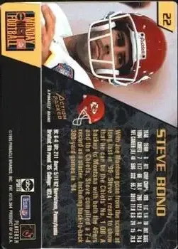 1995 Action Packed Monday Night Football #22 - Steve Bono - Kansas City Chiefs - Back 1995 Action Packed Monday Night Football #22 - Steve Bono - Kansas City Chiefs - Back