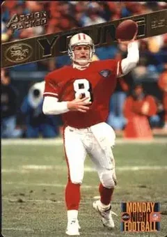1995 Action Packed Monday Night Football #28 - Steve Young - San Francisco 49ers