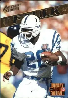 1995 Action Packed Monday Night Football #29 - Marshall Faulk - Indianapolis Colts