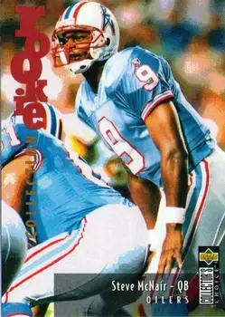 1995 Collector's Choice Update #U20 - Steve McNair - Houston Oilers