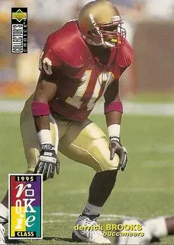 1995 Collector's Choice #21 - Derrick Brooks - Tampa Bay Buccaneers