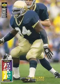 1995 Collector's Choice #23 - Ray Zellars - New Orleans Saints