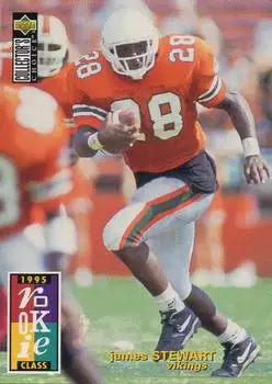 1995 Collector's Choice #30 - James Stewart - Minnesota Vikings - Front 1995 Collector's Choice #30 - James Stewart - Minnesota Vikings - Front