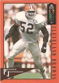 1995 Classic NFL Experience #21 - Pepper Johnson - Cleveland Browns