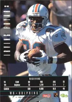1995 Classic Images Limited #26 - Irving Fryar - Miami Dolphins - Back