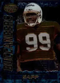 1995 Bowman's Best #12 - Warren Sapp - Tampa Bay Buccaneers