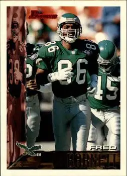 1995 Bowman #33 - Fred Barnett - Philadelphia Eagles