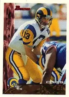1995 Bowman #35 - Chris Miller - St. Louis Rams