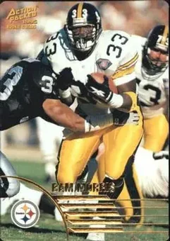 1995 Action Packed Rookies & Stars #33 - Bam Morris - Pittsburgh Steelers 1995 Action Packed Rookies & Stars #33 - Bam Morris - Pittsburgh Steelers