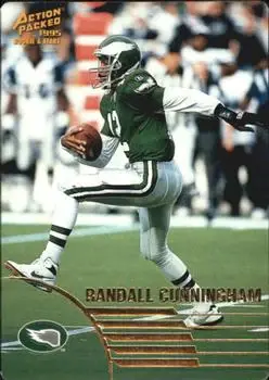 1995 Action Packed Rookies & Stars #40 - Randall Cunningham - Philadelphia Eagles