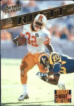 1995 Action Packed Monday Night Football #31 - Errict Rhett - Tampa Bay Buccaneers