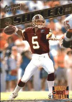 1995 Action Packed Monday Night Football #34 - Heath Shuler - Washington Redskins - Front