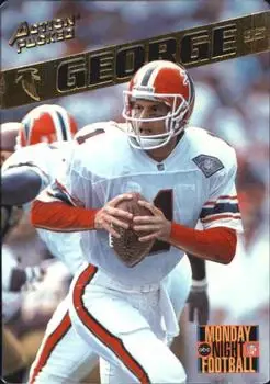 1995 Action Packed Monday Night Football #38 - Jeff George - Atlanta Falcons - Front