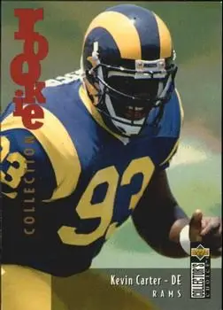 1995 Collector's Choice Update #U31 - Kevin Carter - St. Louis Rams