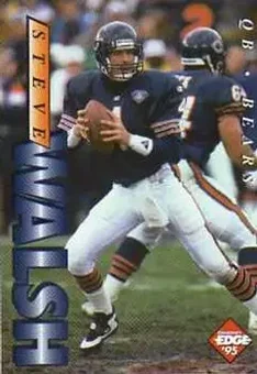 1995 Collector's Edge #35 - Steve Walsh - Chicago Bears