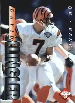 1995 Collector's Edge #39 - David Klingler - Cincinnati Bengals