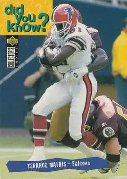 1995 Collector's Choice #40 - Terance Mathis - Atlanta Falcons