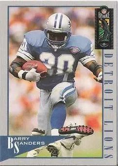 1995 Classic NFL Experience #34 - Barry Sanders - Detroit Lions