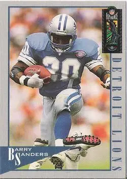 1995 Classic NFL Experience #34 - Barry Sanders - Detroit Lions