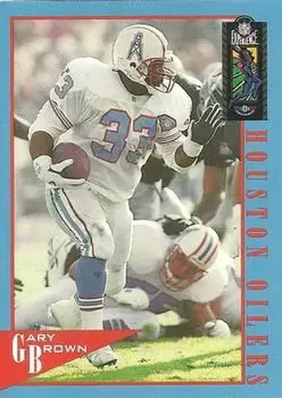 1995 Classic NFL Experience #38 - Gary Brown - Houston Oilers