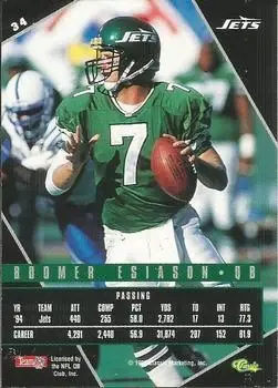 1995 Classic Images Limited Live #34 - Boomer Esiason - New York Jets 1995 Classic Images Limited Live #34 - Boomer Esiason - New York Jets