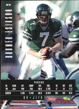 1995 Classic Images Limited #34 - Boomer Esiason - New York Jets - Back