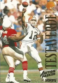 1995 Action Packed #45 - Vinny Testaverde - Cleveland Browns