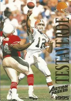1995 Action Packed #45 - Vinny Testaverde - Cleveland Browns