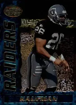 1995 Bowman's Best #18 - Napoleon Kaufman - Oakland Raiders