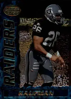 1995 Bowman's Best #18 - Napoleon Kaufman - Oakland Raiders