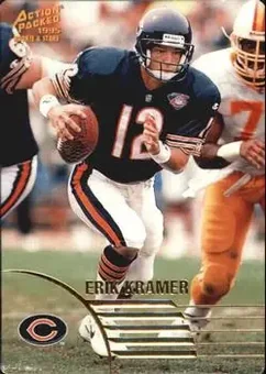 1995 Action Packed Rookies & Stars #44 - Erik Kramer - Chicago Bears