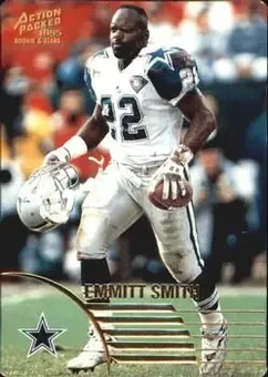 1995 Action Packed Rookies & Stars #45 - Emmitt Smith - Dallas Cowboys