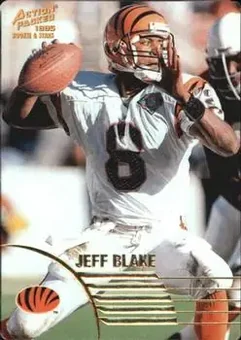 1995 Action Packed Rookies & Stars #47 - Jeff Blake - Cincinnati Bengals