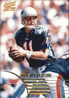 1995 Action Packed Rookies & Stars #48 - Drew Bledsoe - New England Patriots