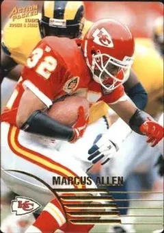 1995 Action Packed Rookies & Stars #50 - Marcus Allen - Kansas City Chiefs