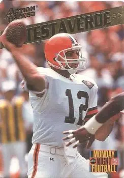 1995 Action Packed Monday Night Football #42 - Vinny Testaverde - Cleveland Browns