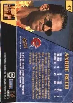 1995 Action Packed Monday Night Football #43 - Andre Reed - Buffalo Bills - Back