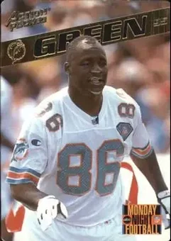 1995 Action Packed Monday Night Football #44 - Eric Green - Miami Dolphins