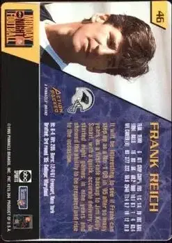 1995 Action Packed Monday Night Football #46 - Frank Reich - Carolina Panthers - Back 1995 Action Packed Monday Night Football #46 - Frank Reich - Carolina Panthers - Back