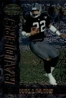 1995 Bowman's Best #22 - Harvey Williams - Oakland Raiders