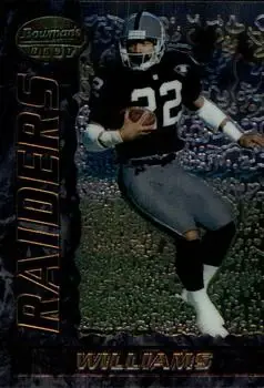 1995 Bowman's Best #22 - Harvey Williams - Oakland Raiders