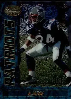 1995 Bowman's Best #23 - Ty Law - New England Patriots