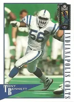1995 Classic NFL Experience #42 - Tony Bennett - Indianapolis Colts