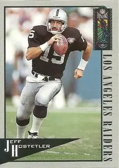 1995 Classic NFL Experience #48 - Jeff Hostetler - Los Angeles Raiders