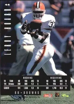 1995 Classic Images Limited #44 - Leroy Hoard - Cleveland Browns - Back