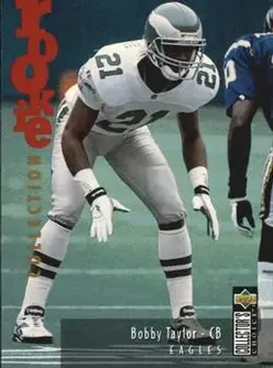 1995 Collector's Choice Update #U46 - Bobby Taylor - Philadelphia Eagles