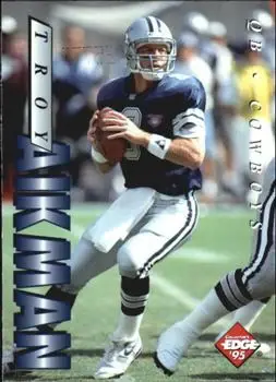 1995 Collector's Edge #50 - Troy Aikman - Dallas Cowboys