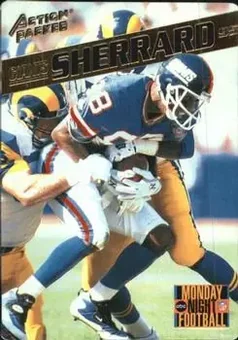 1995 Action Packed Monday Night Football #51 - Mike Sherrard - New York Giants