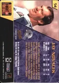 1995 Action Packed Monday Night Football #54 - Jay Novacek - Dallas Cowboys - Back